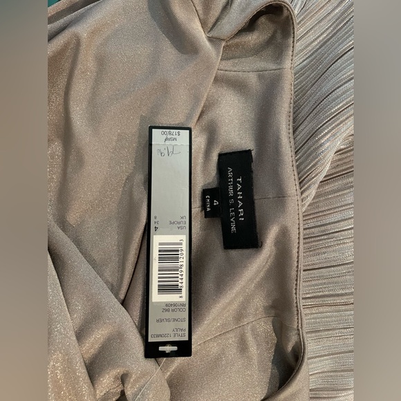 Tahari Stone/Silver Dress - Picture 6 of 6